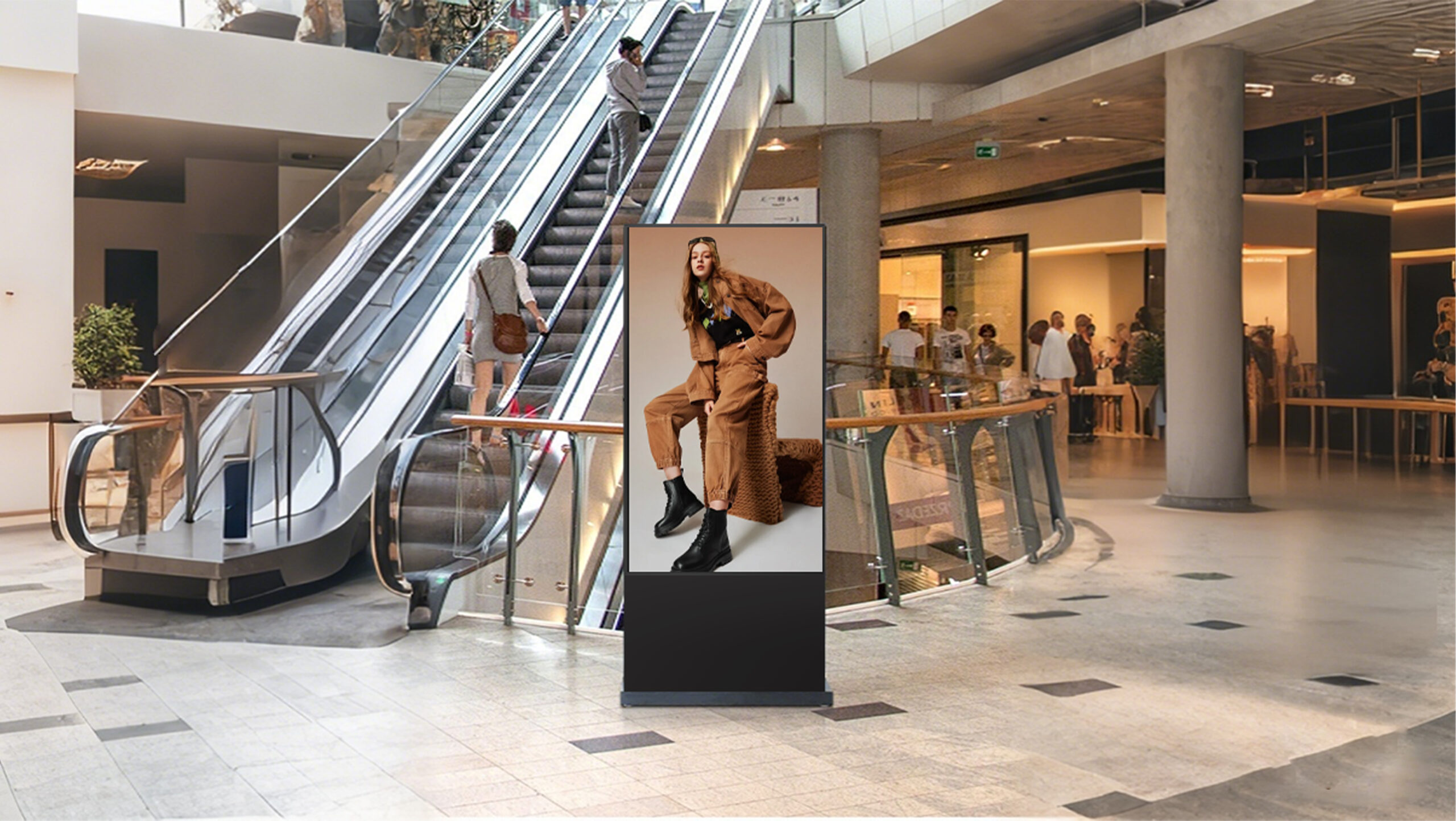 Vertical Display: Your Mall Spotlight